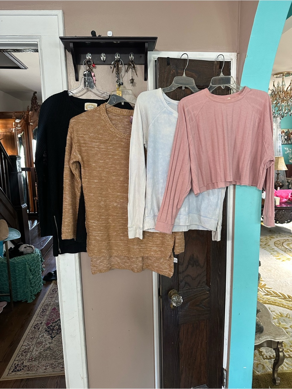 A Set of 4 Long Sleeve Tops and Sweaters